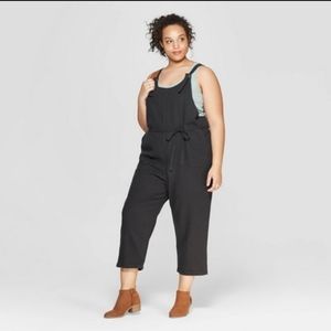 Universal Thread black linen overalls xxl